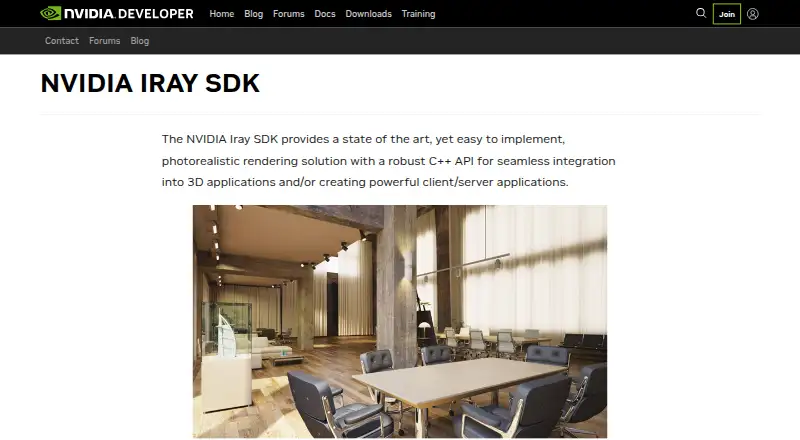 NVIDIA Iray's own site