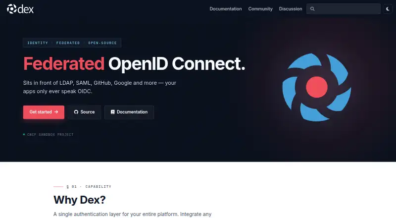 Dex's own site
