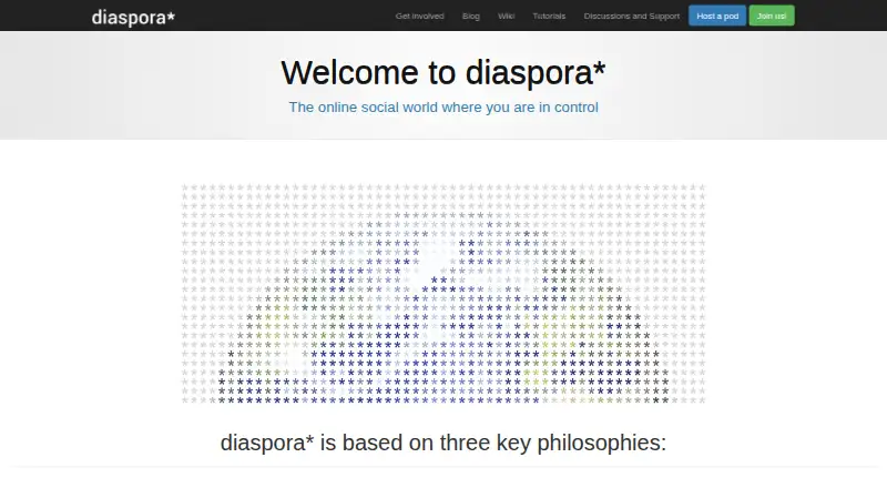 diaspora*'s own site