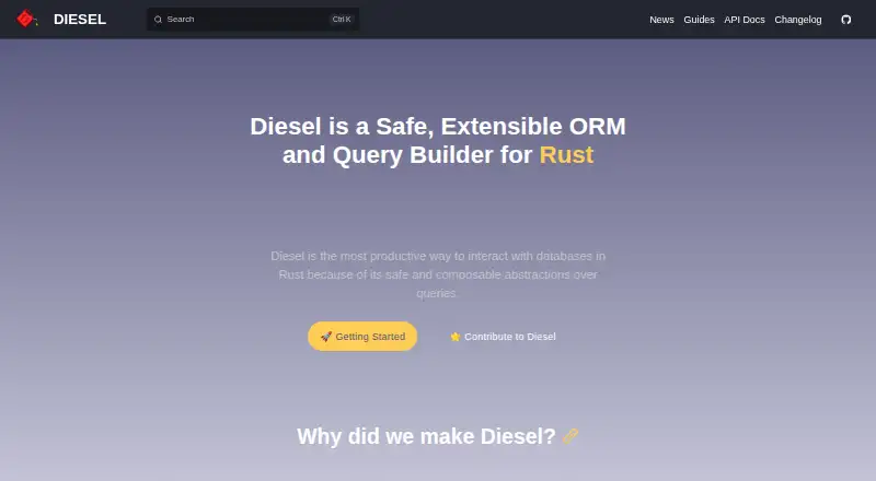 Diesel's own site