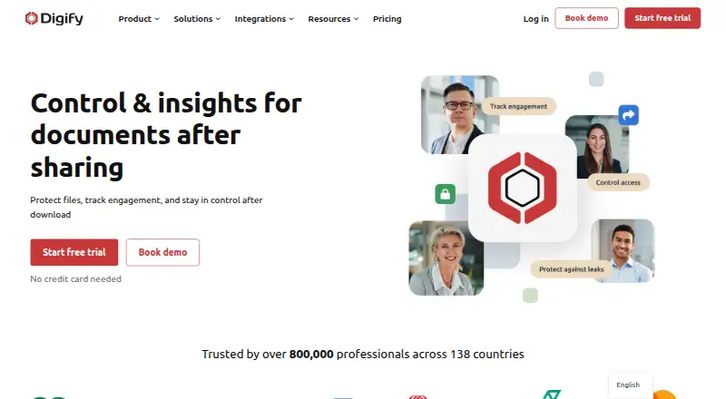 Digify Virtual Data Room's own site