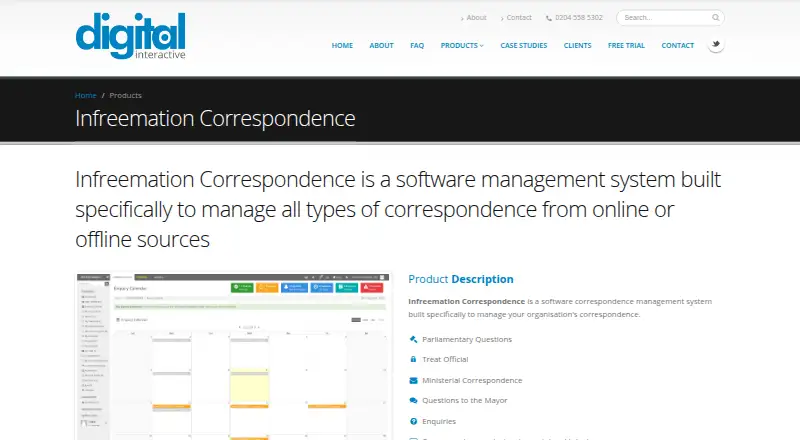 Infreemation Correspondence's own site