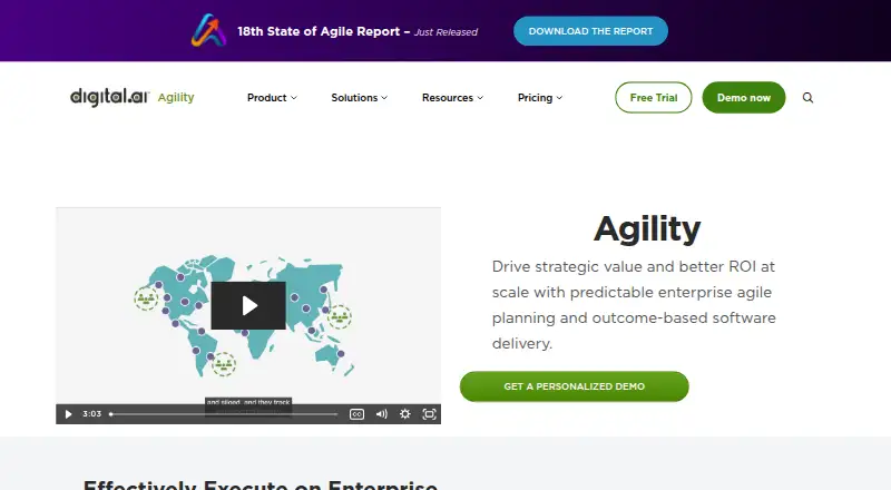 Digital.ai Agility's own site