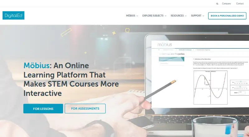 Möbius Assessment's own site