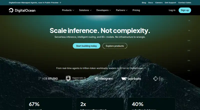 DigitalOcean CDN's own site