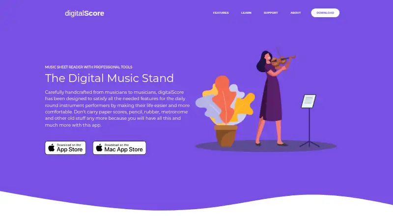 digitalScore's own site