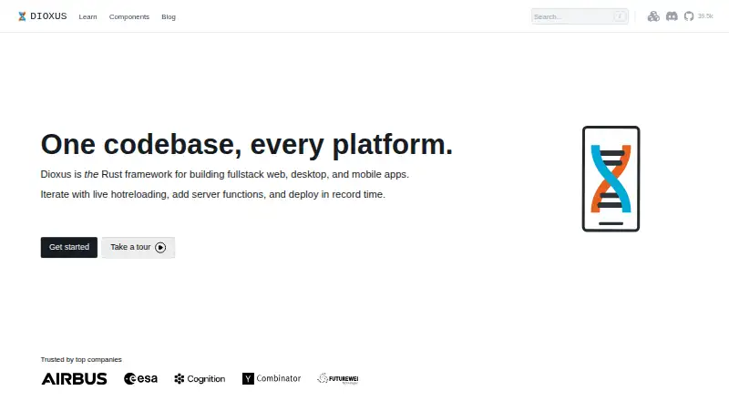 Dioxus's own site