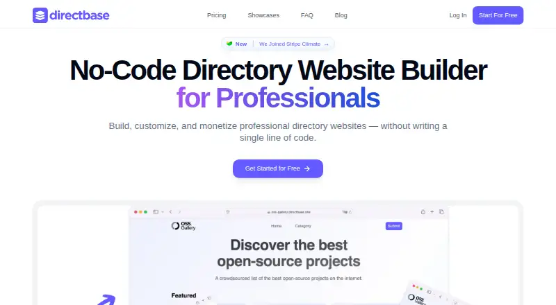 Directbase's own site