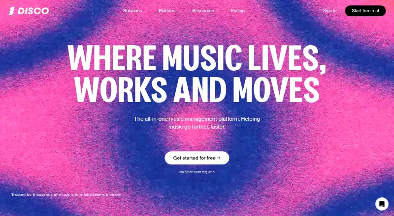 DISCO's own site
