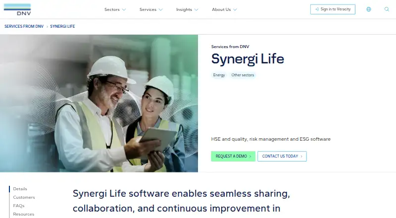 Synergi Life's own site