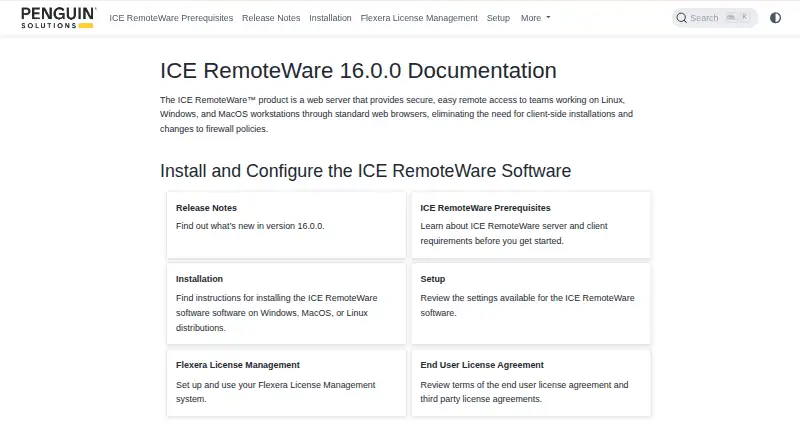 ICE RemoteWare's own site