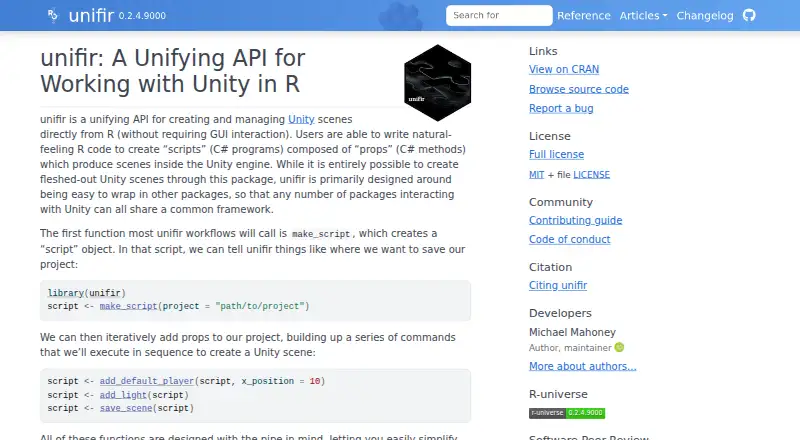 unifir's own site