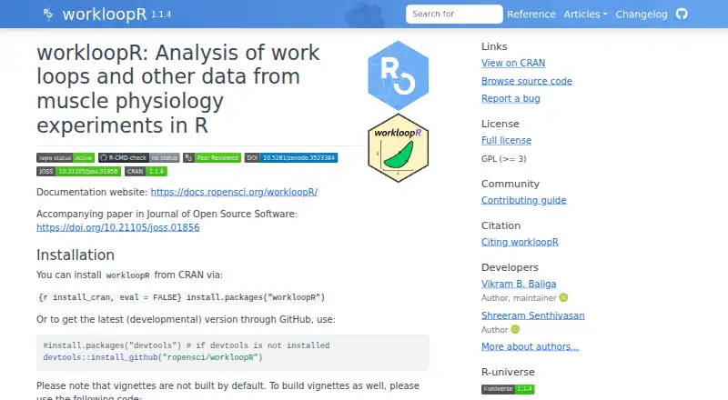 workloopR's own site