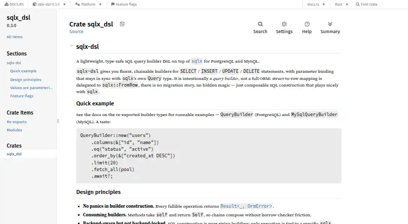 sqlx-dsl's own site