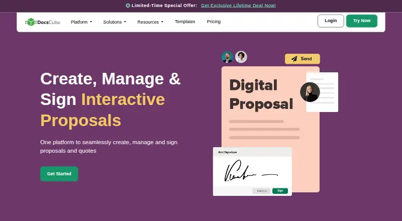 DocsCube Proposals's own site