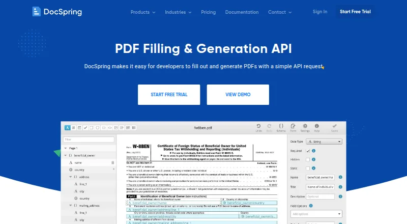 DocSpring's own site