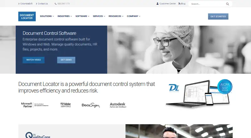 Document Locator's own site