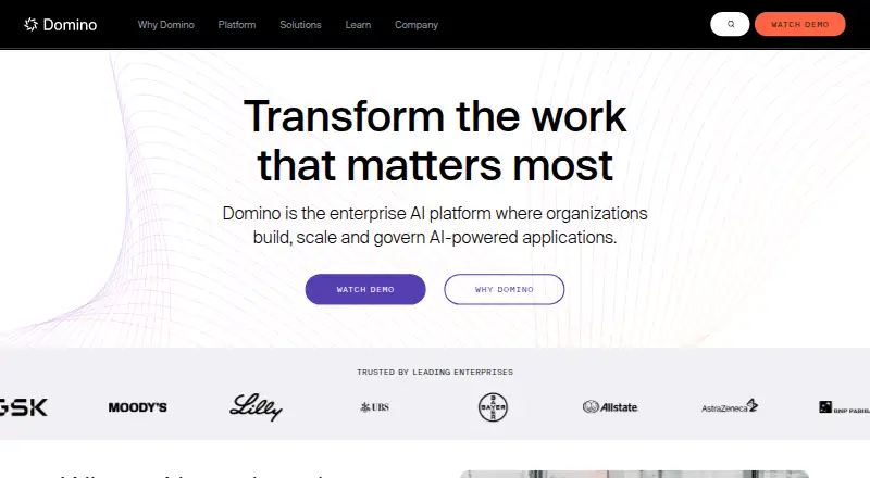 Domino Data Lab's own site