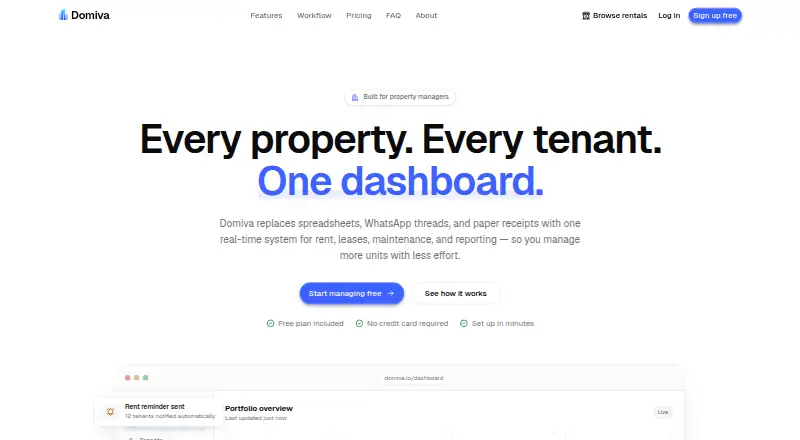 Domiva's own site