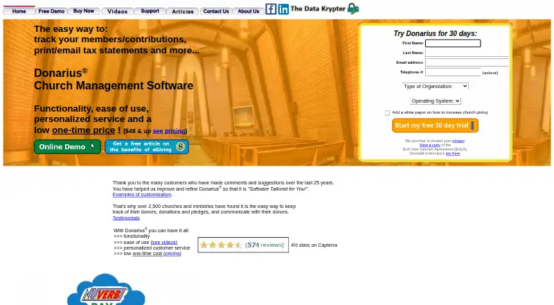 Donarius's own site