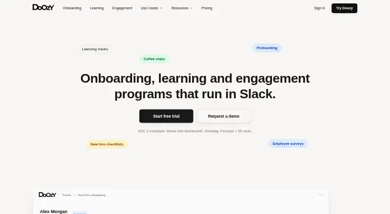 Doozy's own site