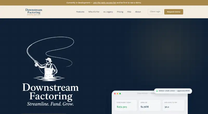 Downstream's own site