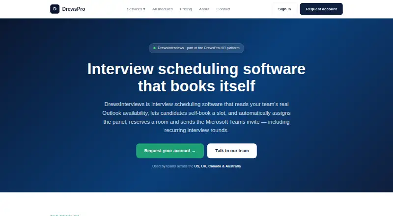 DrewsInterviews's own site