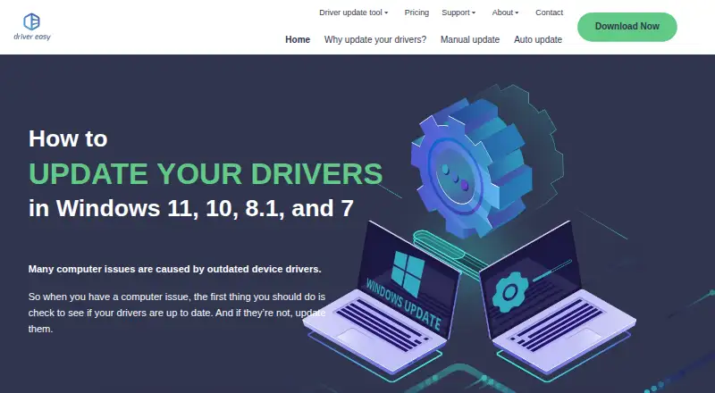 Driver Easy's own site