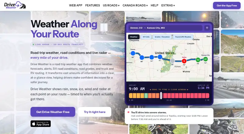Drive Weather's own site