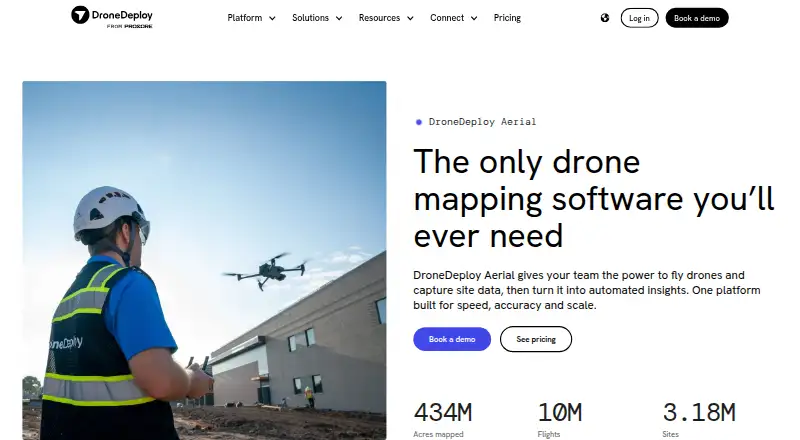 DroneDeploy Aerial's own site