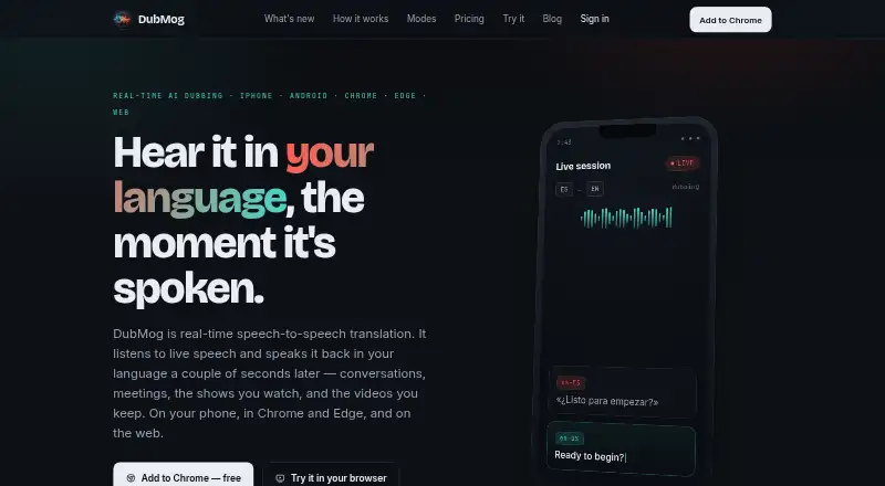 DubMog's own site