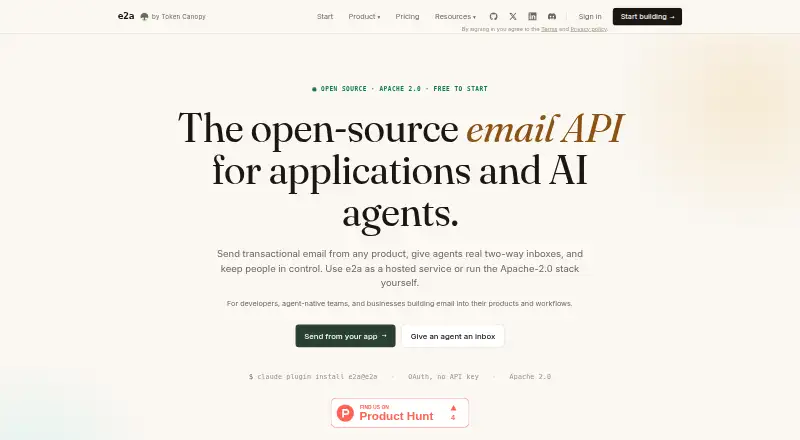 e2a's own site