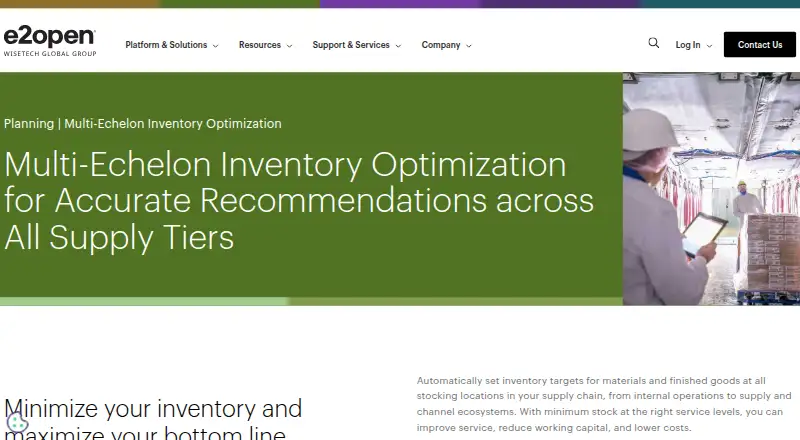 E2open Multi-Echelon Inventory Optimization's own site