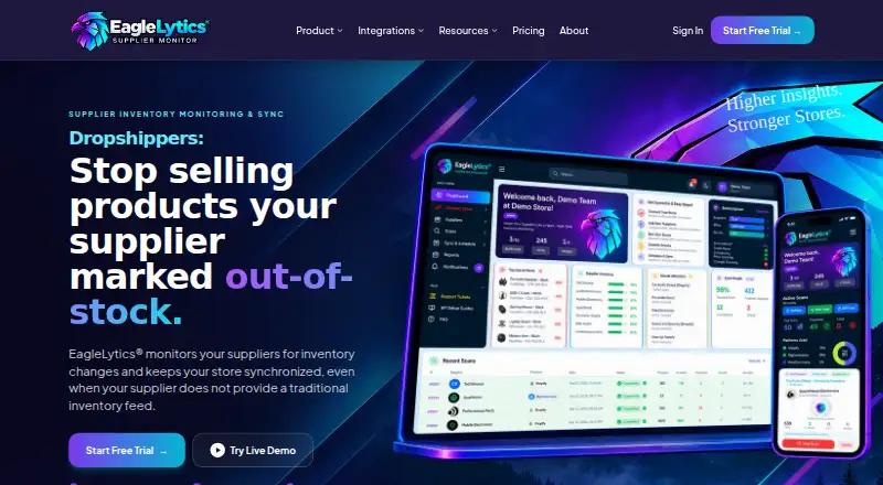 EagleLytics's own site
