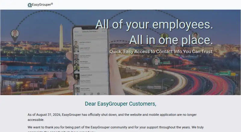EasyGrouper Connect's own site