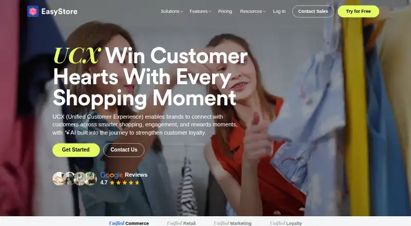 EasyStore's own site