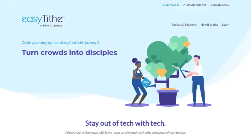easyTithe's own site