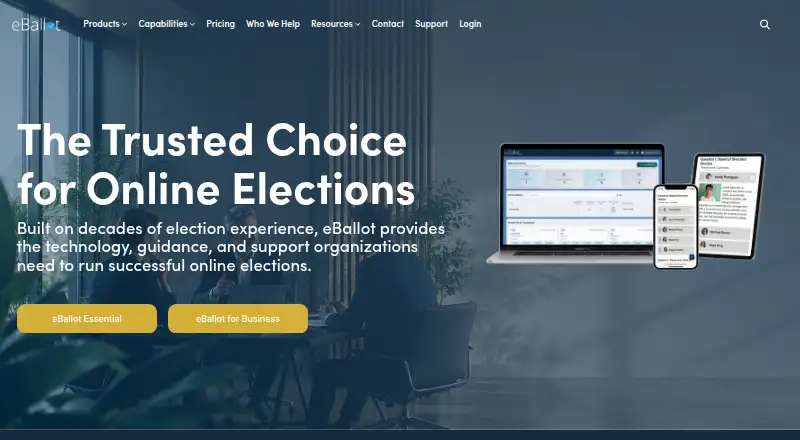 eBallot's own site
