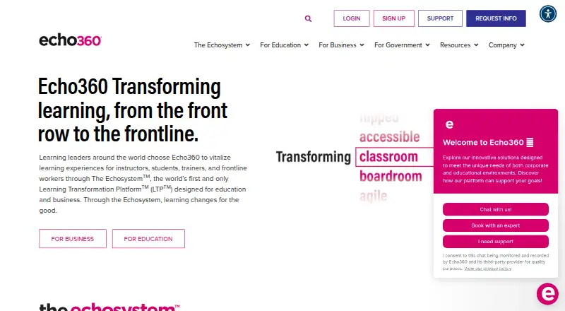 EchoPoll's own site