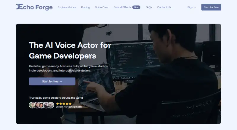 Echo Forge's own site