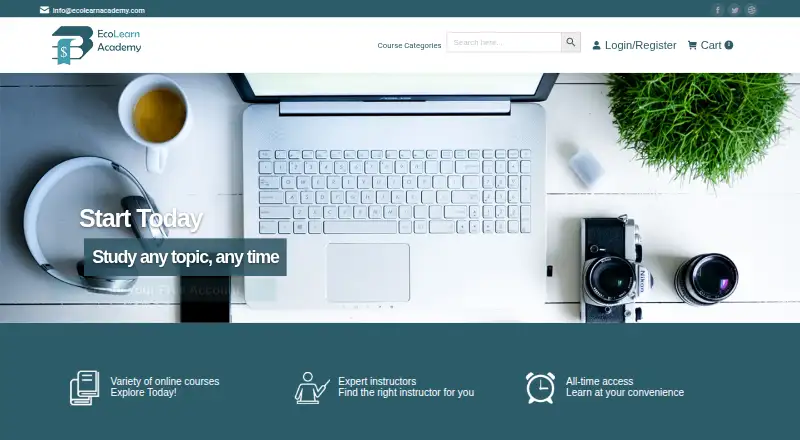 EcoLearn Academy's own site