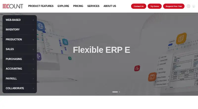 ECOUNT ERP's own site