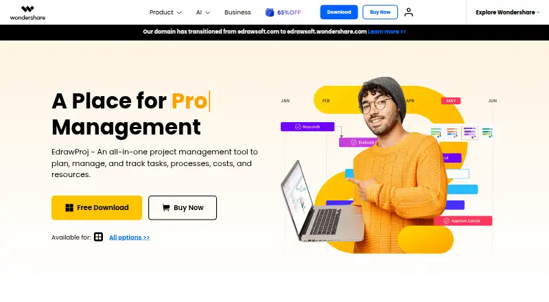 EdrawProj's own site