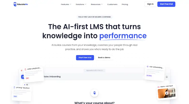 EducateMe's own site