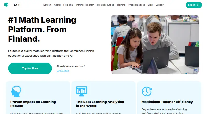 Eduten's own site