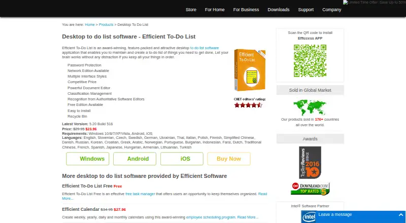 Efficient To-Do List's own site