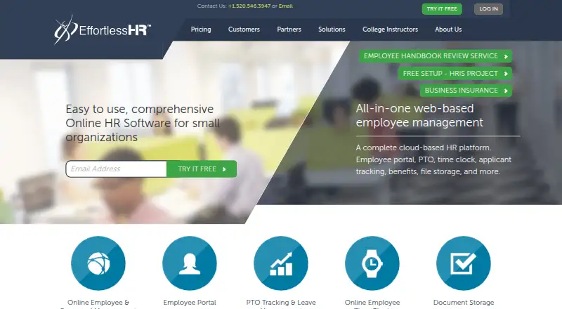 EffortlessHR's own site