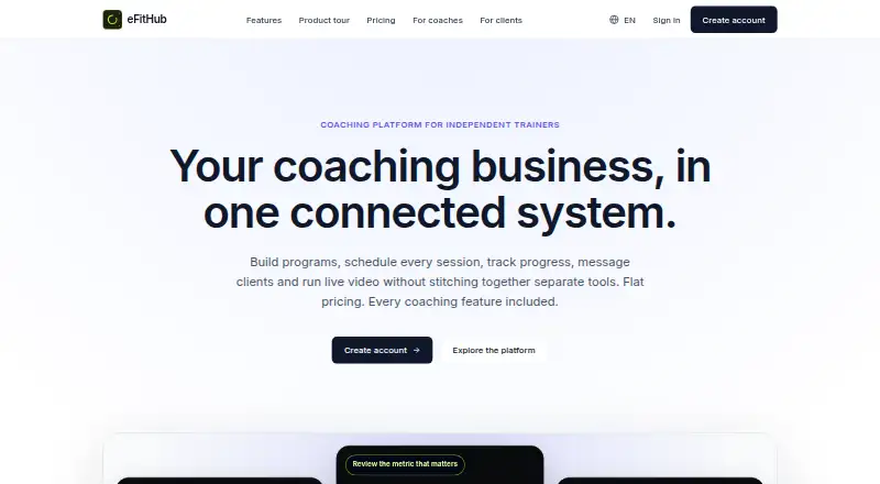 eFitHub's own site