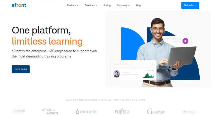 eFront's own site
