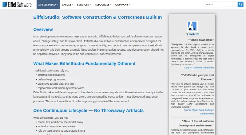 EiffelStudio's own site